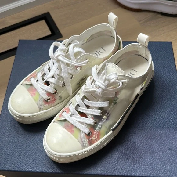 Dior hotsell floral shoes